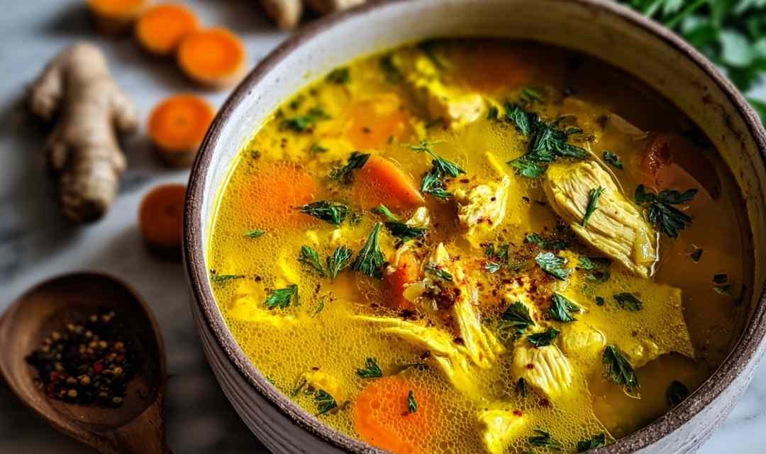 Anti-Inflammatory Turmeric Chicken Soup