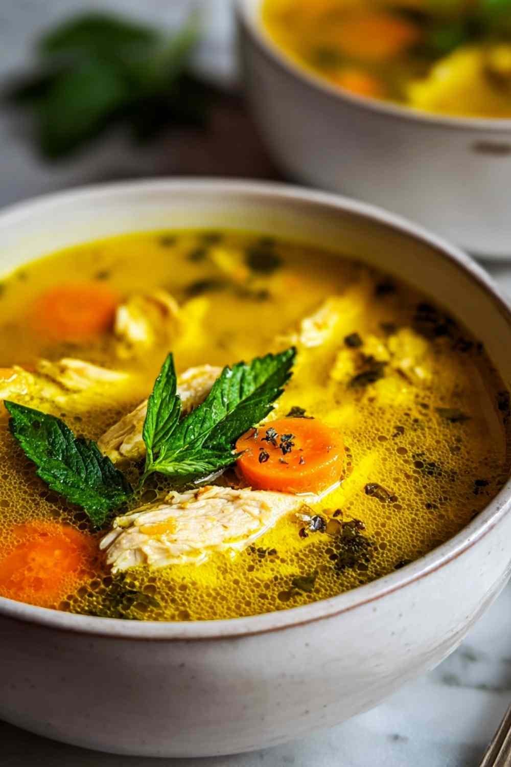 anti-inflammatory-turmeric-chicken-soup-bowl