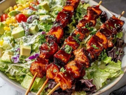 bbq-chicken-skewer-salad-grilled-chicken-bowl