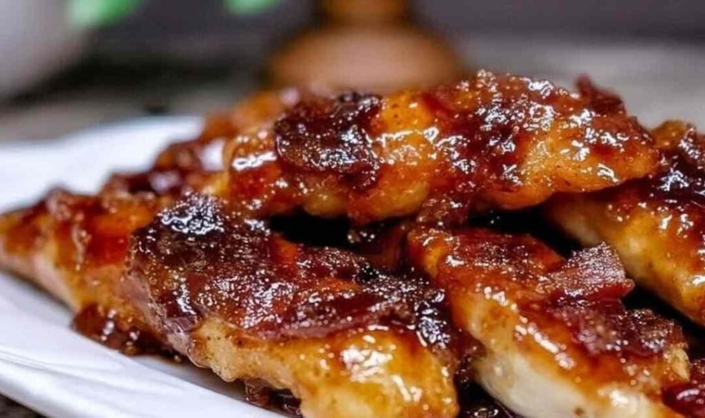 bacon-brown-sugar-chicken-tenders-baked