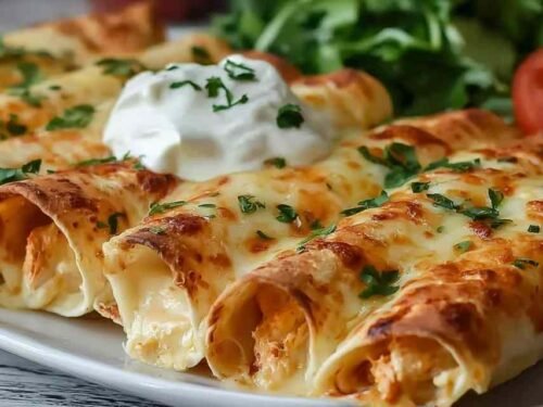 baked-cream-cheese-chicken-taquitos-filling-mixing-bowl