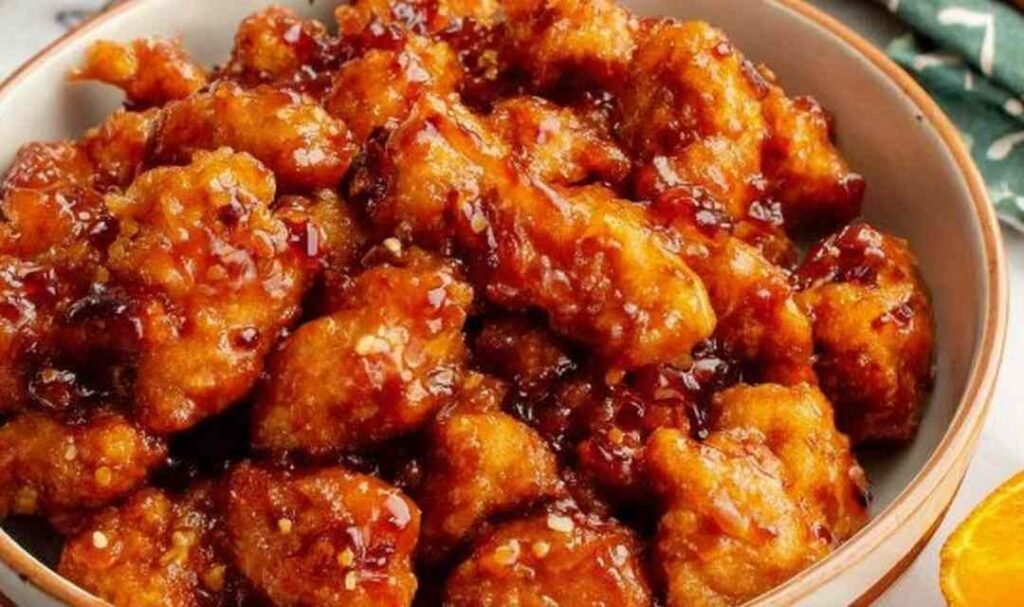 baked-orange-chicken-skillet-sauce