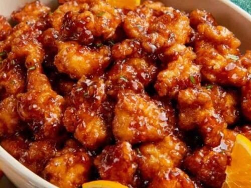 baked-orange-chicken-skillet-sauce