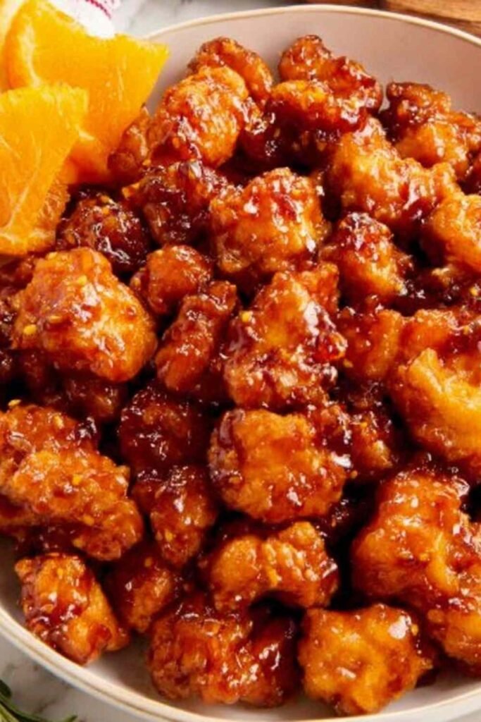 baked-orange-chicken-skillet-sauce