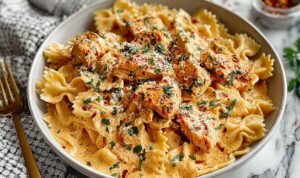 bang-bang-chicken-pasta-crispy-chicken-creamy-sauce