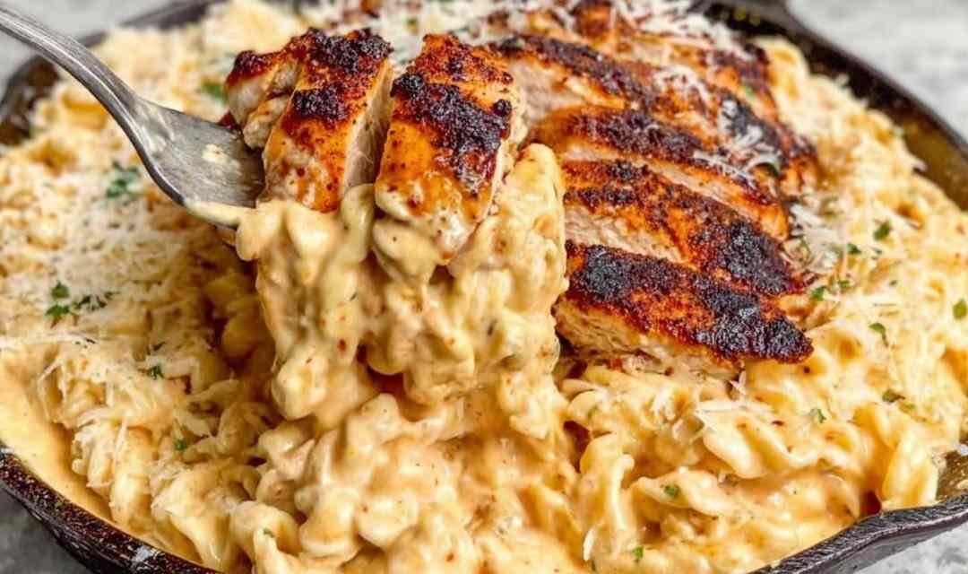 Blackened Cajun Chicken Alfredo