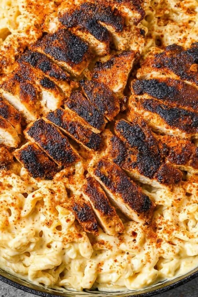 blackened-cajun-chicken-alfredo-skillet-creamy-pasta