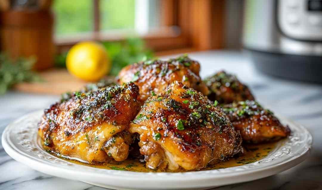 Brown Sugar Dijon Chicken Thighs