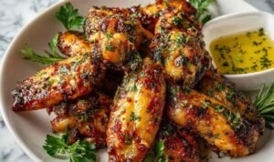 Cajun Garlic Chicken Wings cajun-garlic-chicken-wings-bowl-serving