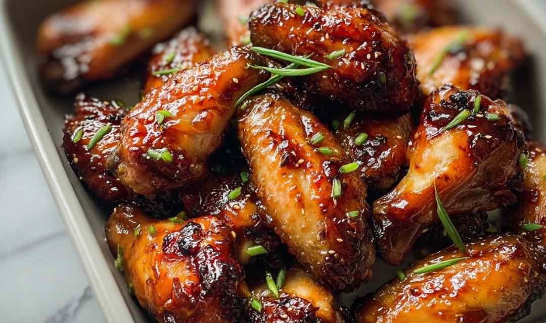 Caramelized Baked Chicken Wings
