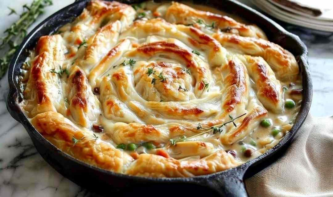 Cast Iron Skillet Chicken Pot Pie