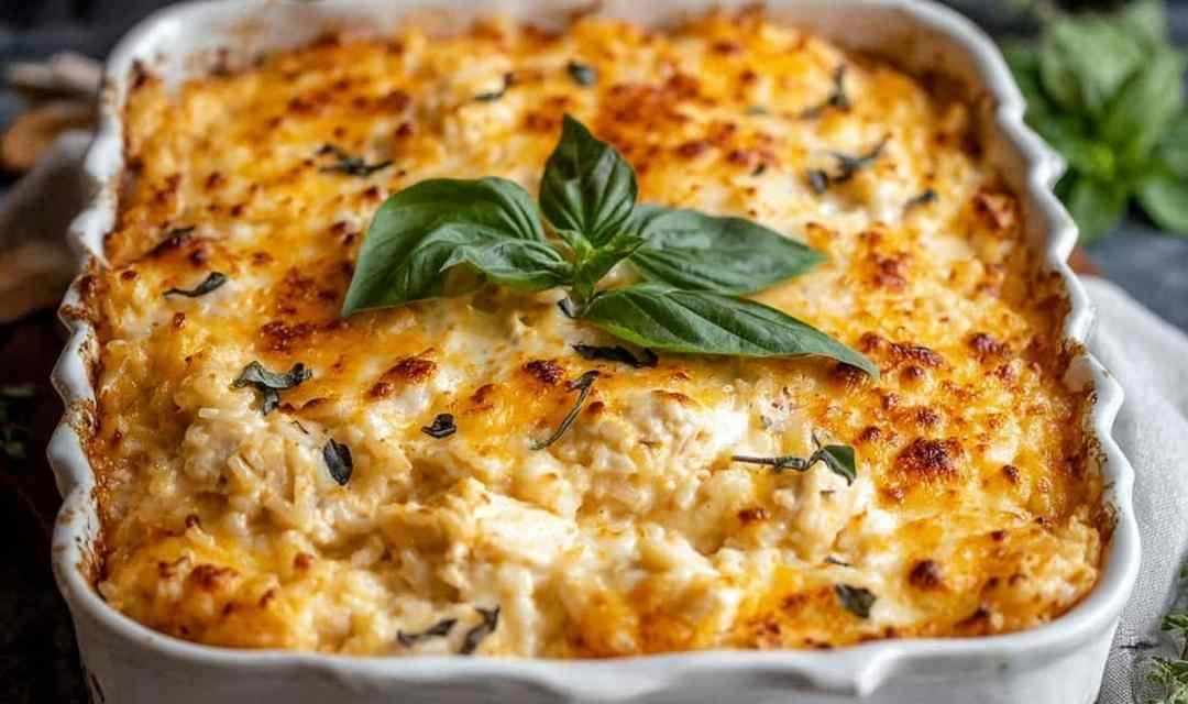 Cheesy Chicken and Rice Casserole
