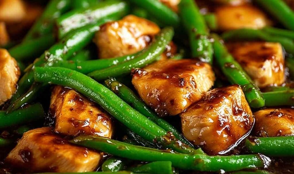 chicken-breast-and-green-beans-skillet-honey-soy