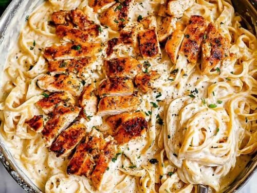 chicken-fettuccine-alfredo-saute-pan-homemade
