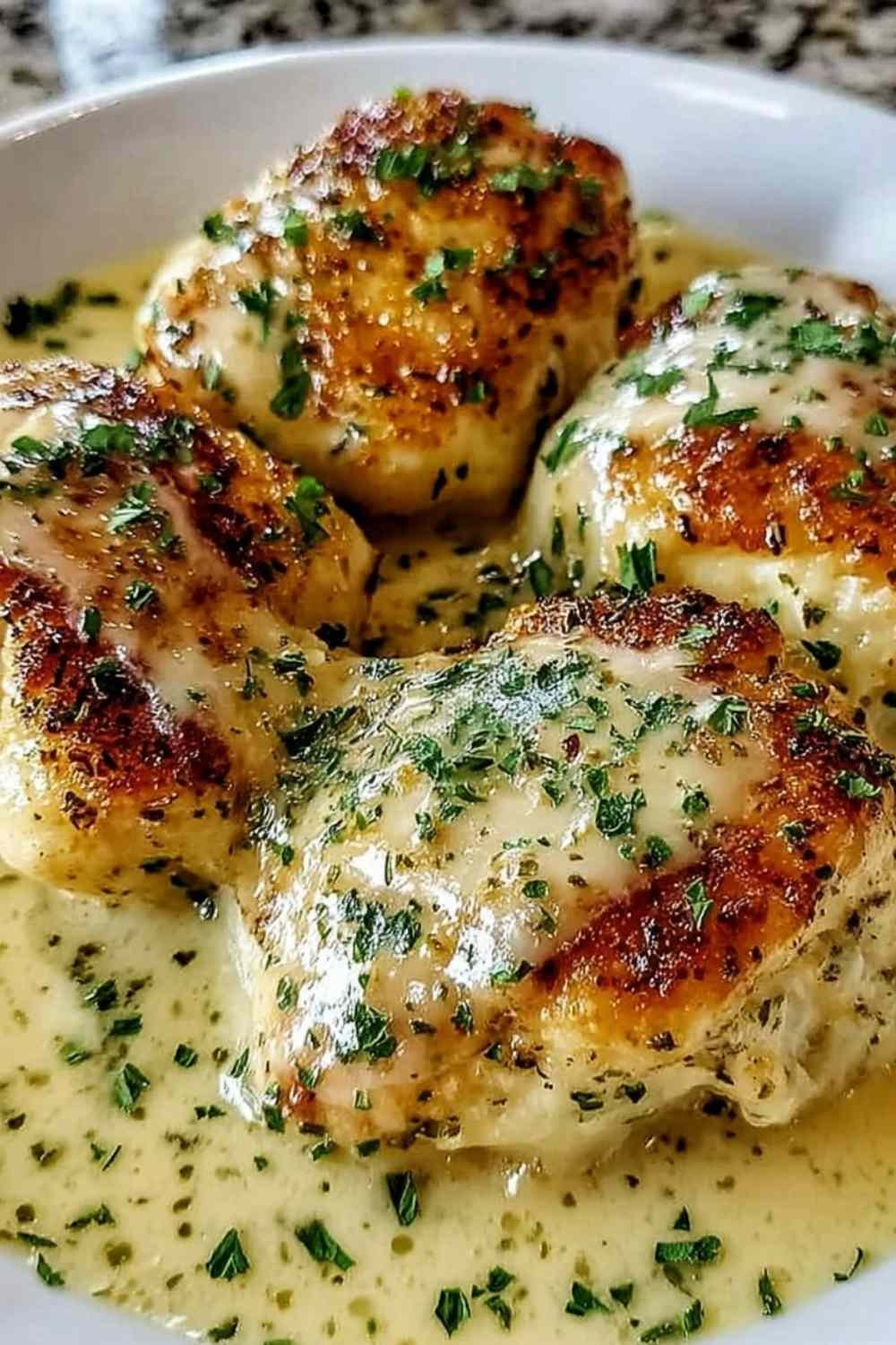 chicken-pillows-creamy-parmesan-sauce-plate