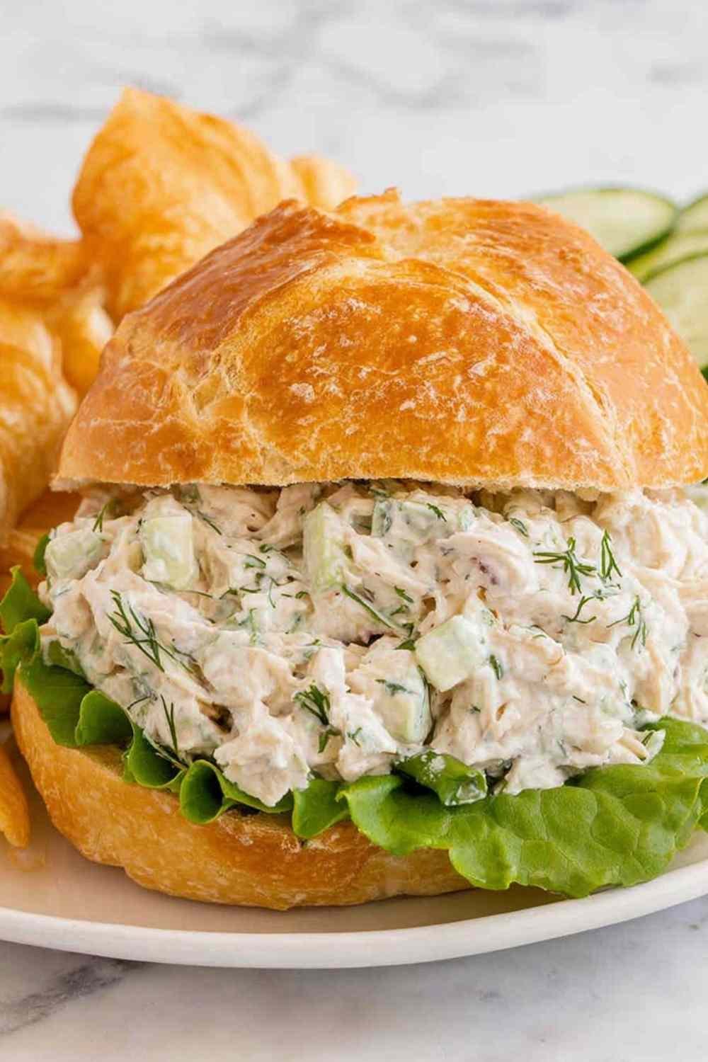 chicken-salad-recipe-croissant-sandwich