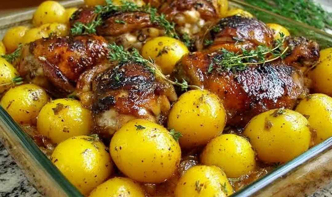Chicken Thighs and Potatoes