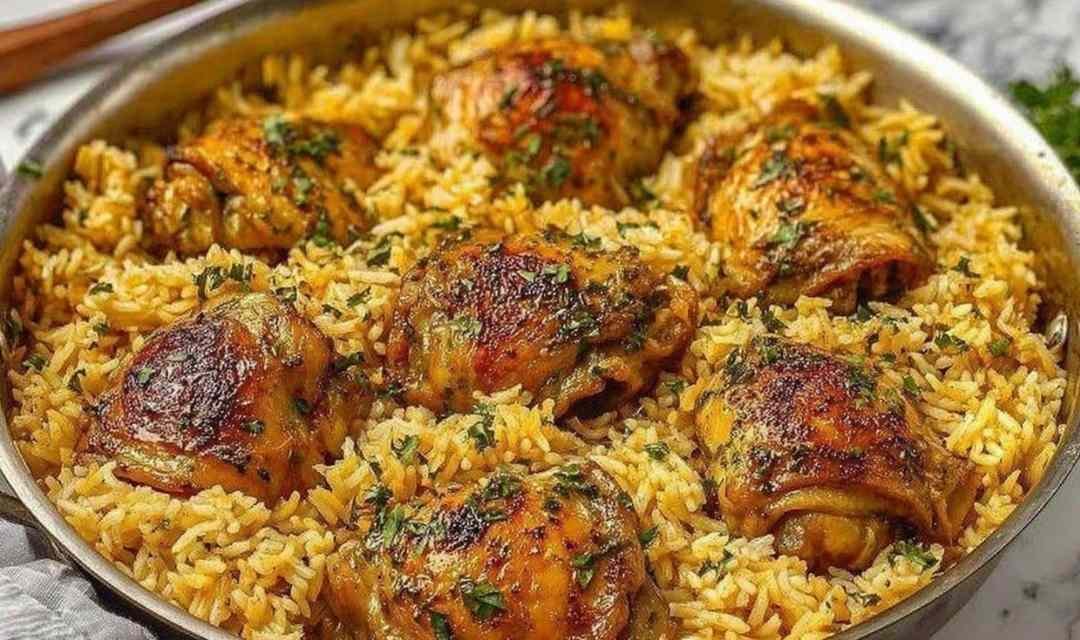 Chicken Thighs and Rice