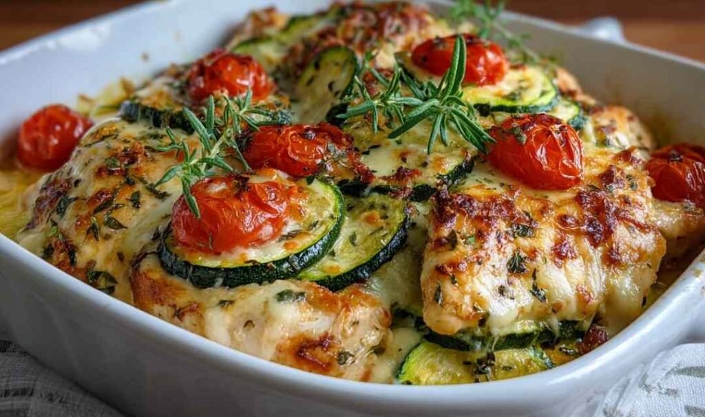 chicken-zucchini-bake-golden-parmesan-crust-baking-dish