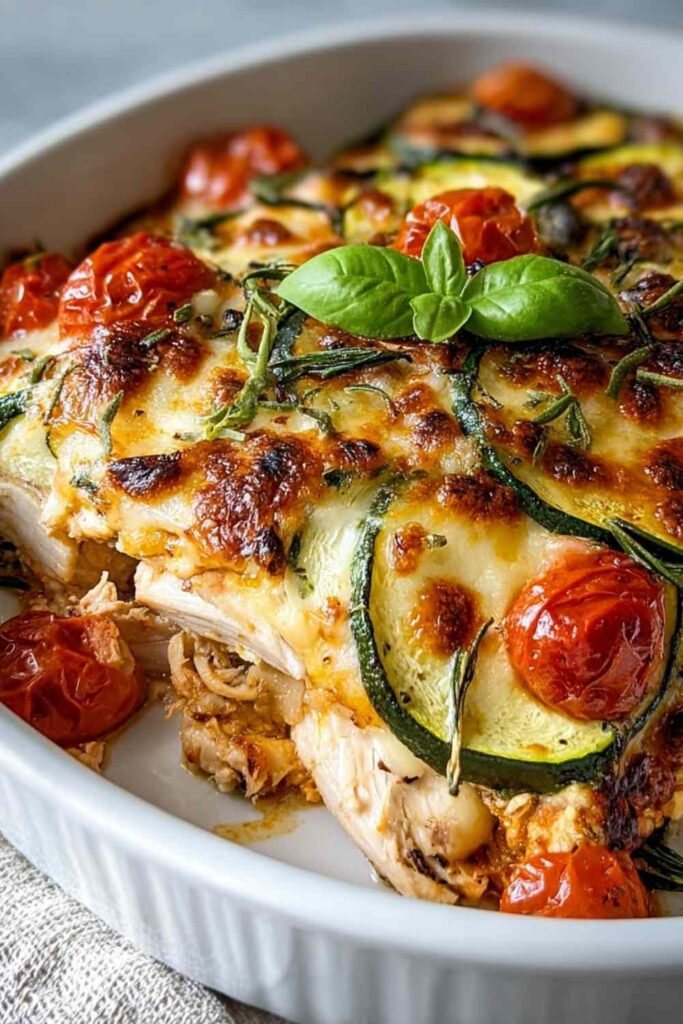 chicken-zucchini-bake-golden-parmesan-crust-baking-dish