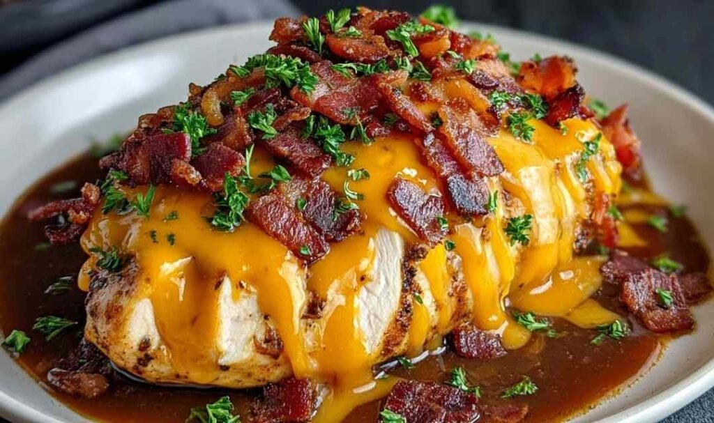cowboy-bbq-bacon-cheddar-chicken-skillet