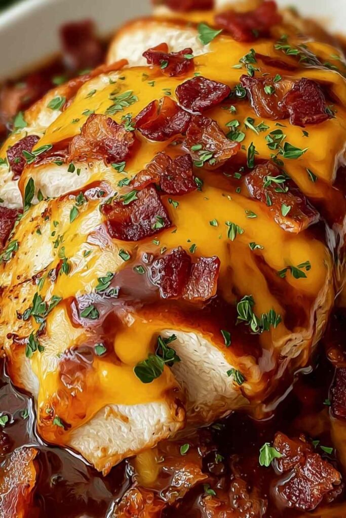 cowboy-bbq-bacon-cheddar-chicken-skillet