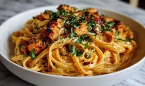 Cowboy Butter Chicken Linguine cowboy-butter-chicken-linguine-skillet