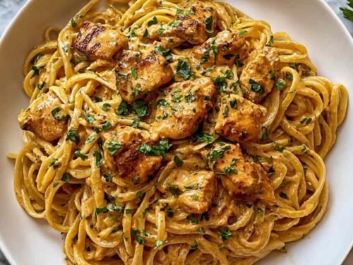 cowboy-butter-chicken-linguine-skillet-dinner