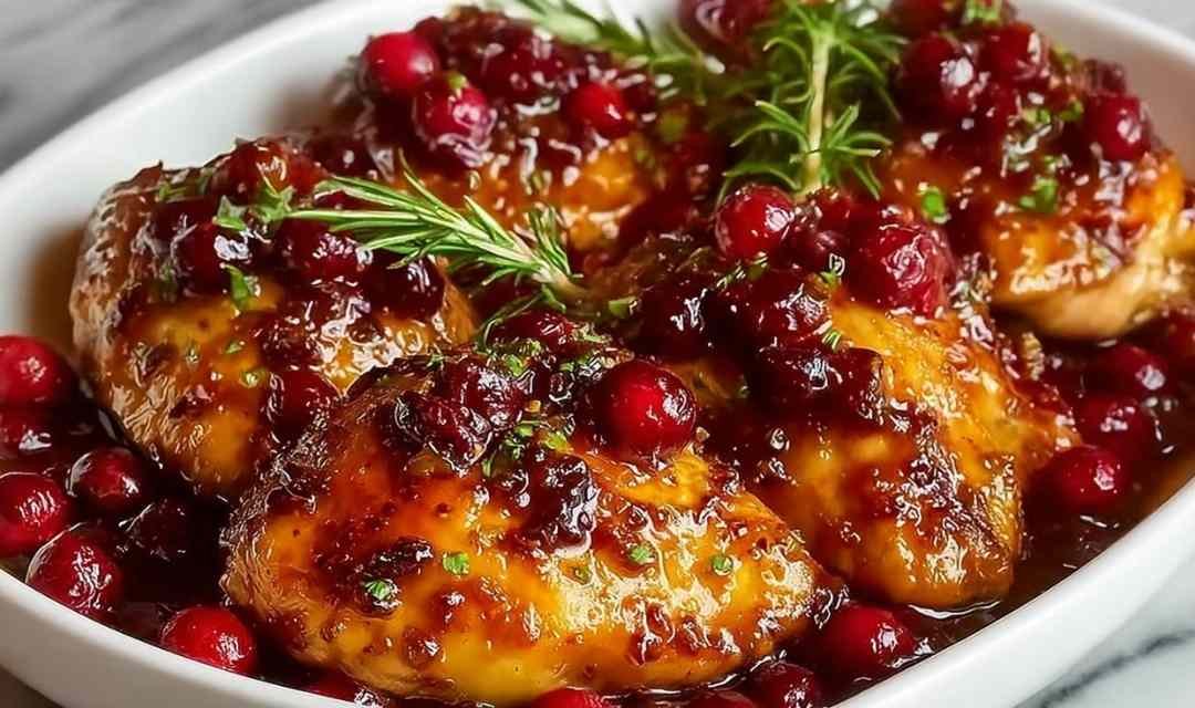 Cranberry Orange Glazed Chicken