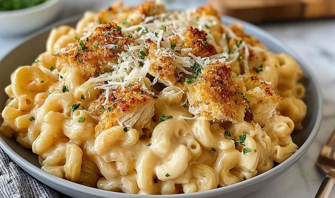 Creamy Chicken Mac and Cheese
