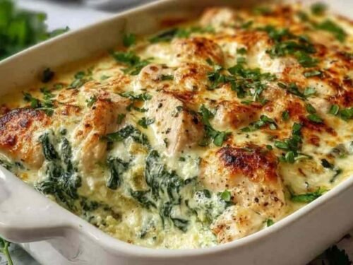 chicken-and-spinach-casserole-baked-golden