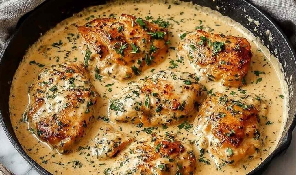 creamy-ranch-chicken-cast-iron-skillet