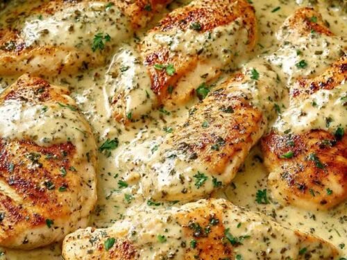 creamy-ranch-chicken-skillet-ranch-cream-sauce
