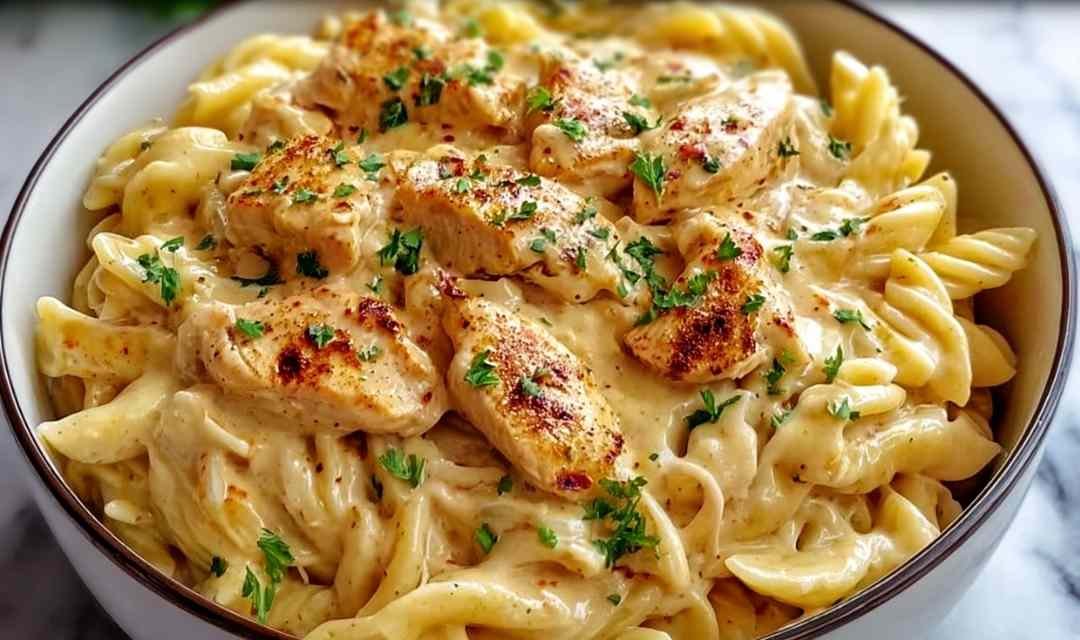 Crock Pot Creamy Cajun Chicken Pasta