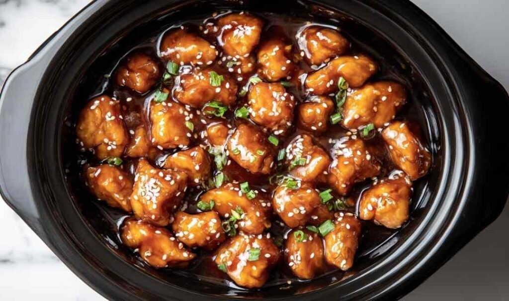 crockpot-general-tso-chicken-bowl-rice