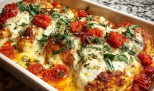 Easy Baked Ricotta Chicken easy-baked-ricotta-chicken-recipe