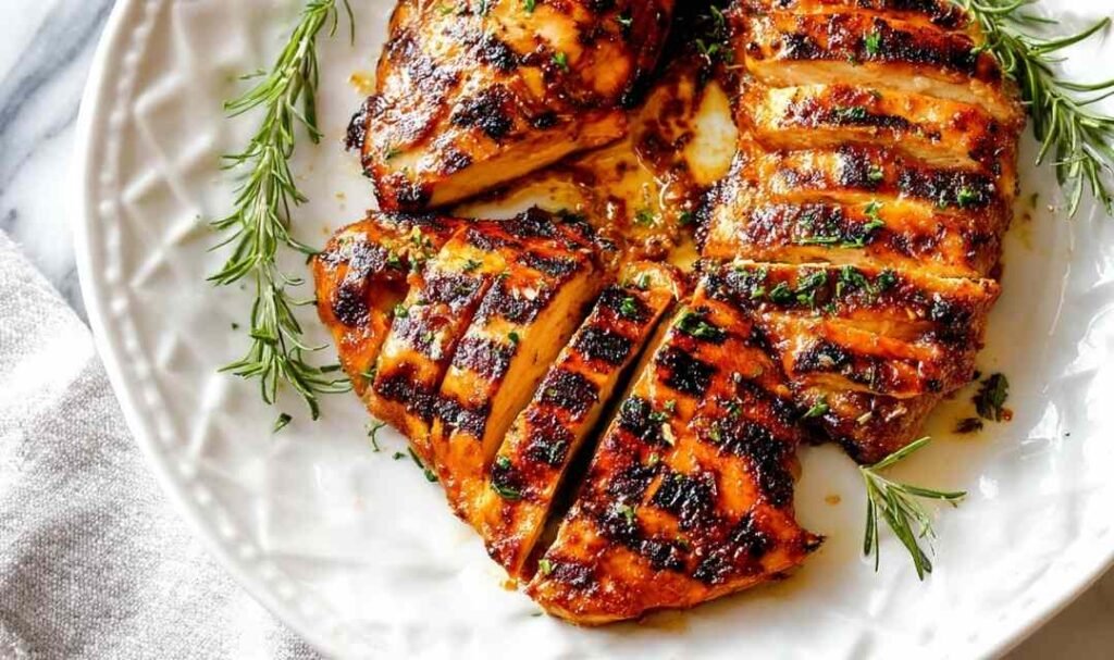best-chicken-marinade-for-grilling-sliced-plate