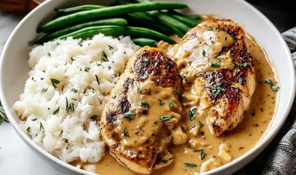 creamy-garlic-chicken-one-pan-parmesan-sauce-skillet