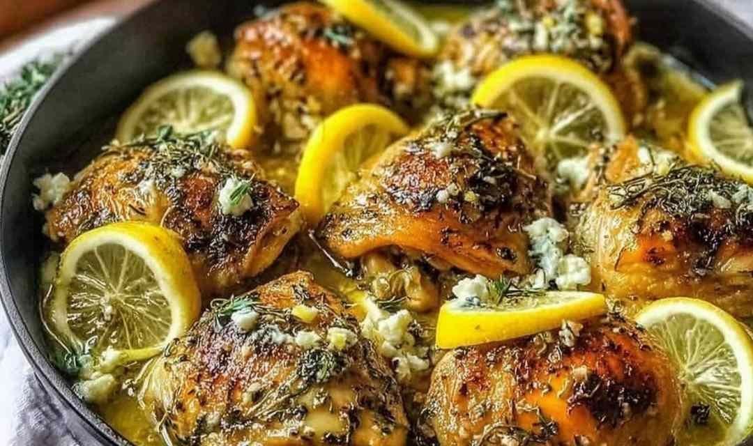 Easy Greek Lemon Chicken Thighs