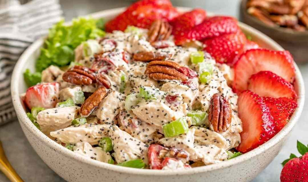 Strawberry Pecan Chicken Salad