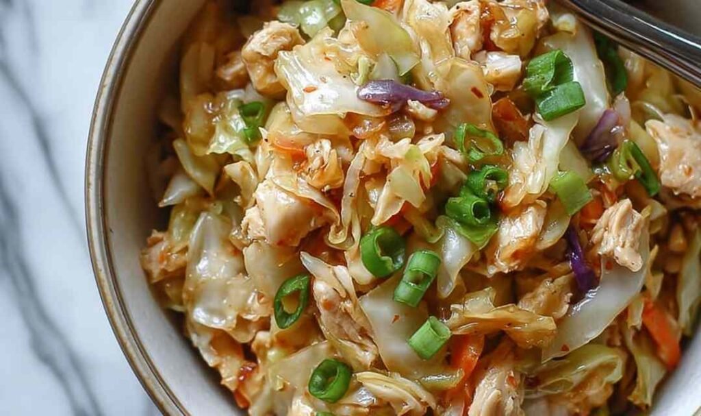 egg-roll-bowls-chicken-cabbage-skillet