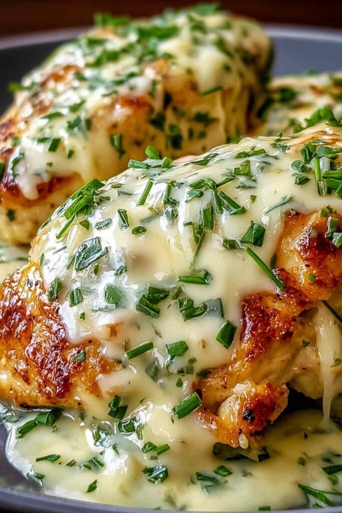 forgotten-chicken-skillet-herb-broth-onions