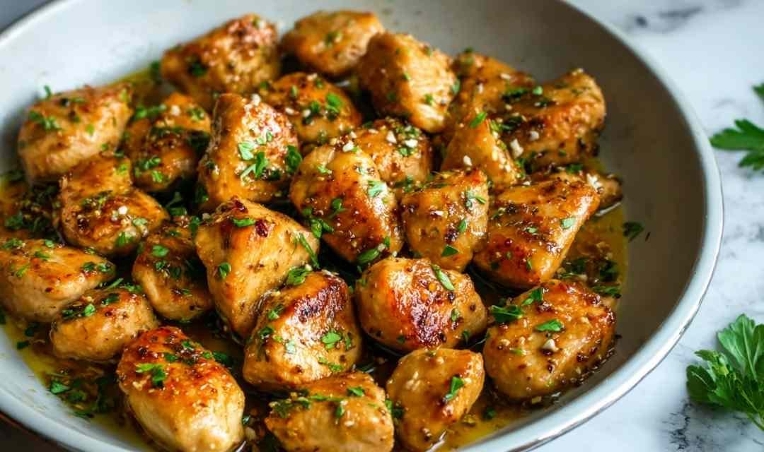 Garlic Butter Chicken Bites
