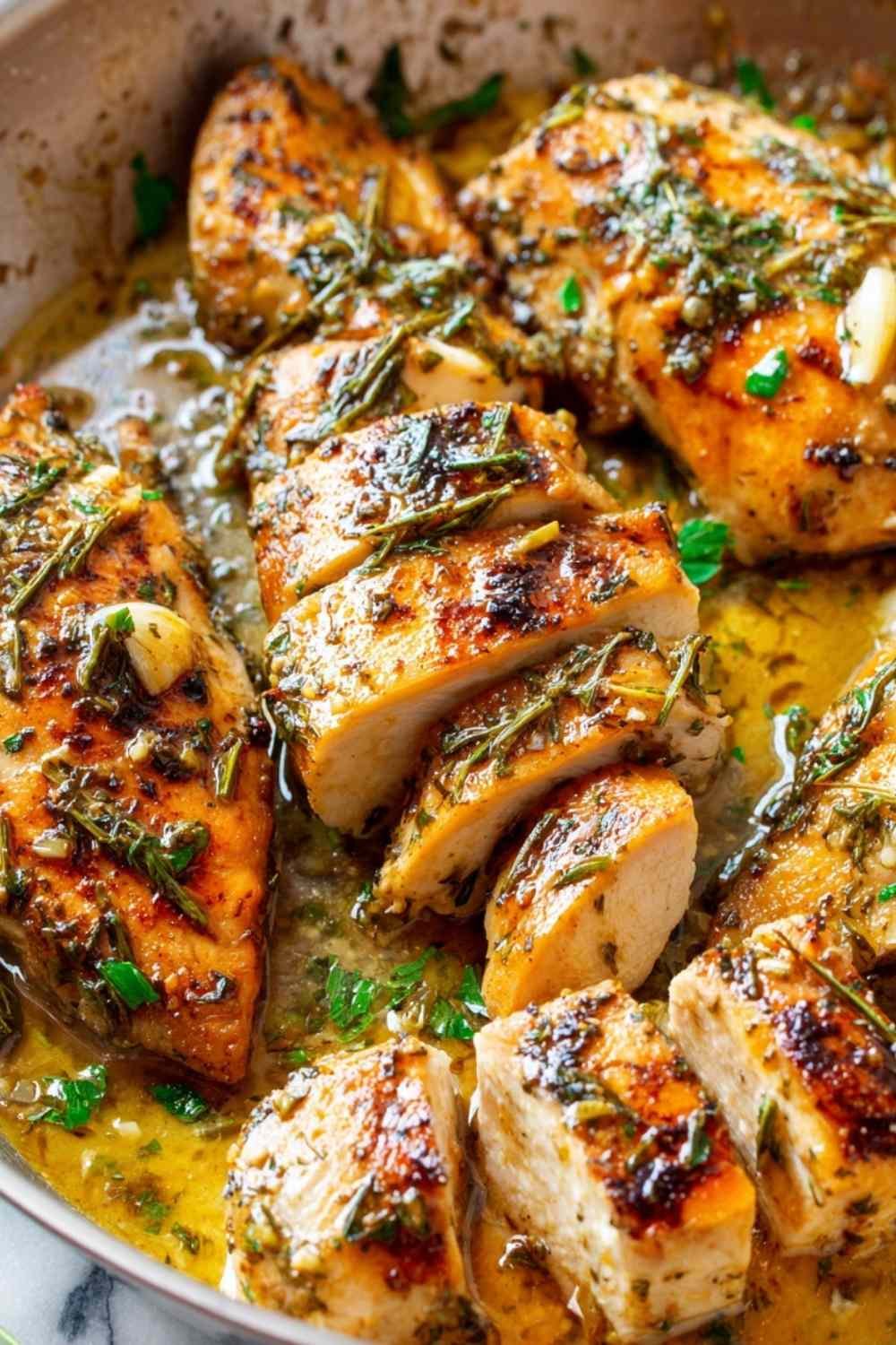 garlic-butter-chicken-recipe-skillet-pan-sauce