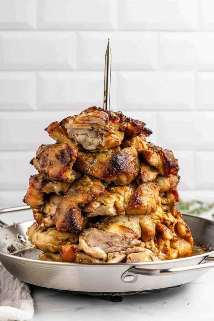 greek-chicken-gyros-on-vertical-spit-raw