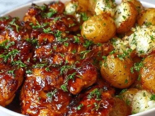 honey-bbq-chicken-potatoes-skillet-dinner