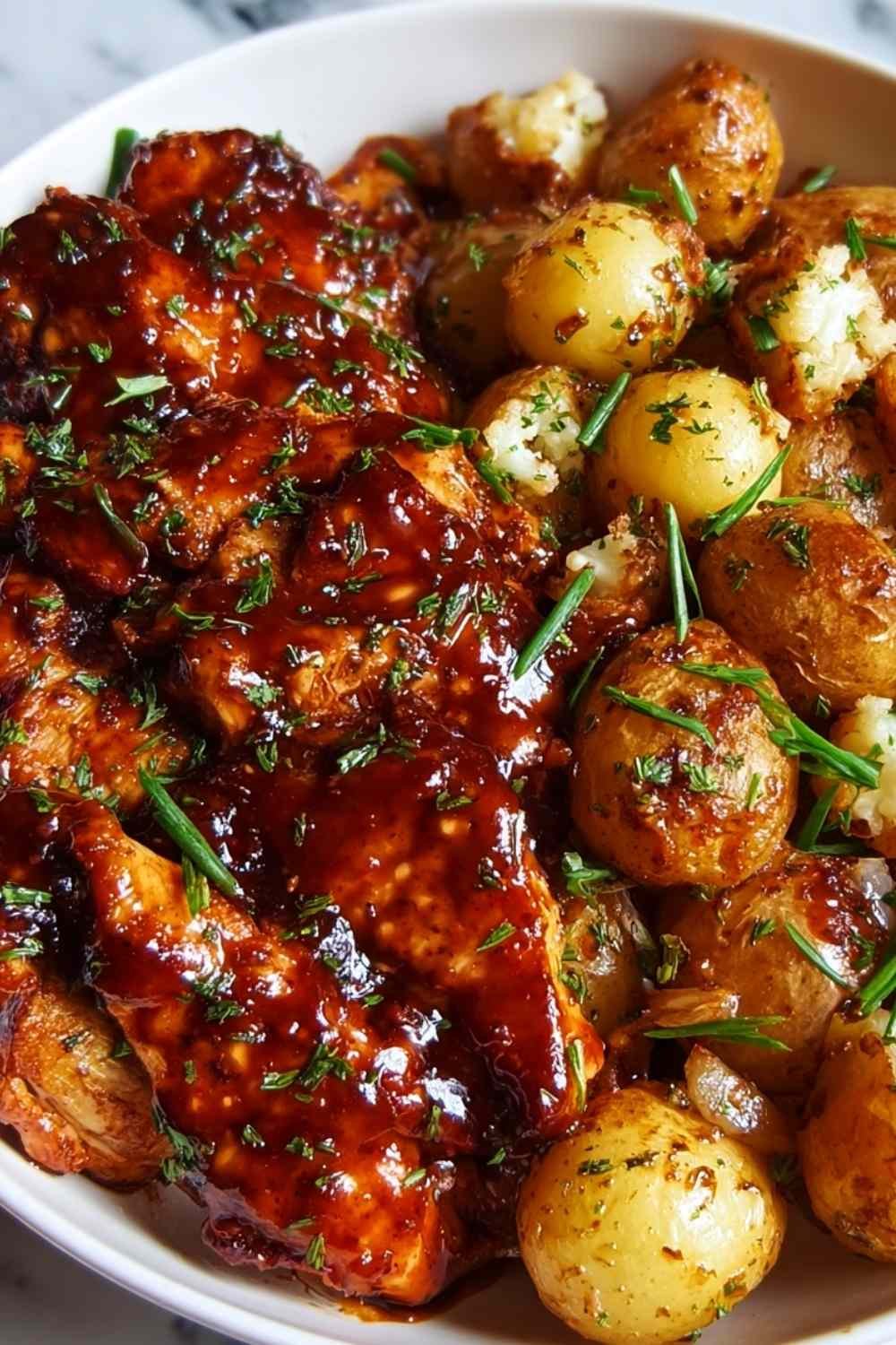 honey-bbq-chicken-potatoes-skillet-dinner