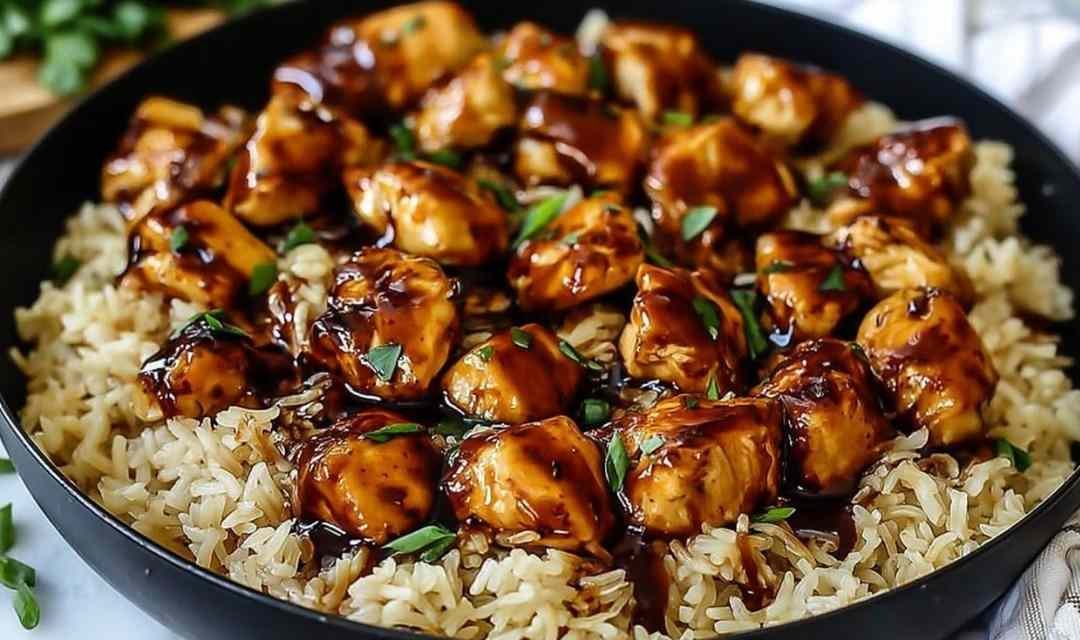 Honey BBQ Chicken Rice