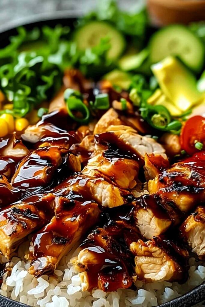 honey-bbq-chicken-rice-bowl-assembled