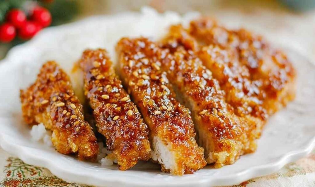 honey-garlic-crispy-chicken-thighs-dinner